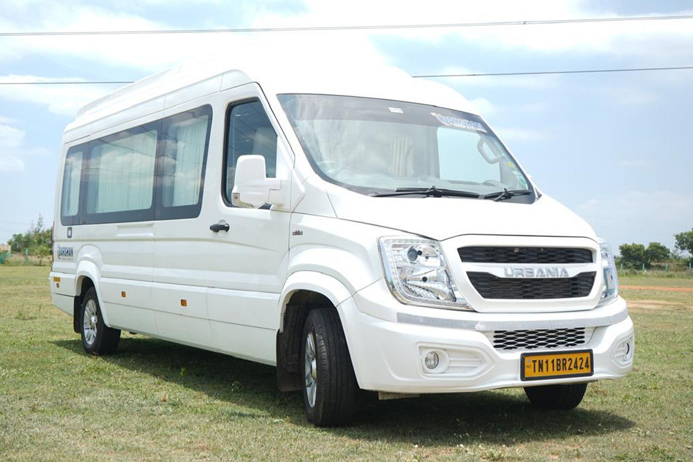 12 Seater Premium Urbania on Rent in Chennai