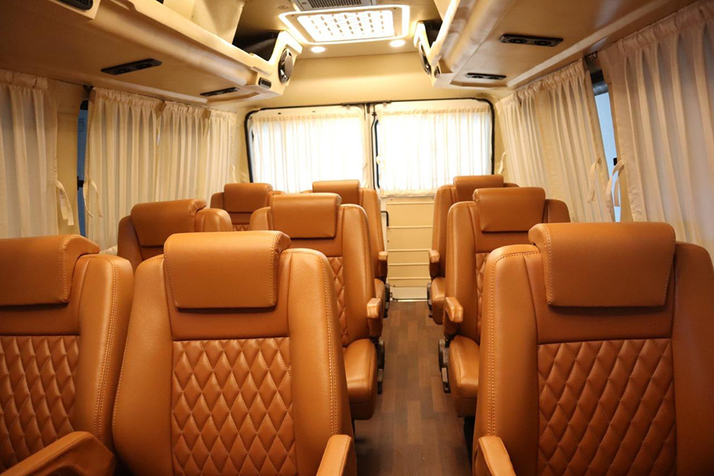 9 Seater Luxury Premium Tempo Traveller Rental in Chennai