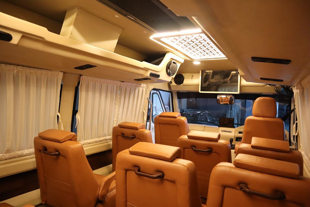 9 Seater Luxury Premium Tempo Traveller Rental in Chennai